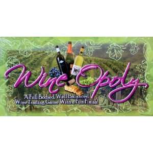  Wineopoly Napa Valley Graphics Board Game: Toys & Games