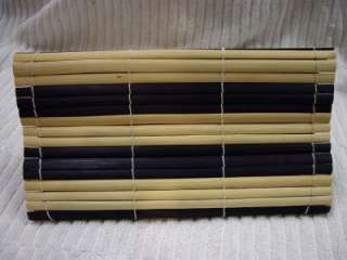 Vintage RETRO MOD Bamboo Stripe HANDBAG Purse~Bead Closure  