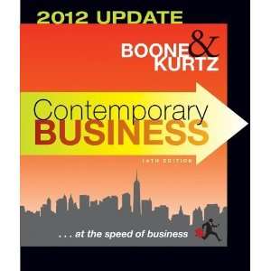   Business: 2012 Update (Coursesmart) [Paperback]: Louis E. Boone: Books