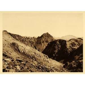  1925 Mount Sinai Peninsula Jebel Musa Desert Landscape 