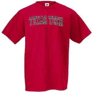 Nike Texas Tech Red Raiders Red Youth Classic College T 