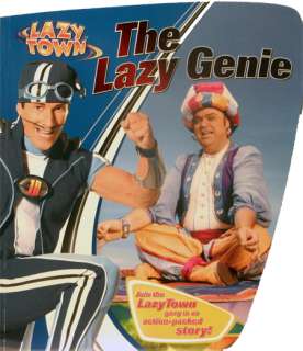 LAZY TOWN   The Lazy Genie   Softcover Story Book (Sportacus 