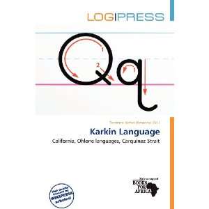  Karkin Language (9786136767093) Terrence James Victorino Books