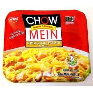 Nissin Microwavable Chow Mein Chinese Chicken Vegetable Flavor 4 oz 