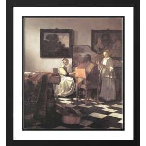  Vermeer, Johannes 20x22 Framed and Double Matted The 