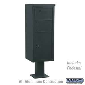   Includes Pedestal and Master Commercial Lock)   Black