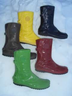 FASHION DESIGNER LEATHER RAIN,SNOW boots 5,6,7,8,9,10  