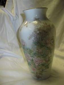 12Japanese Shibata Vase Pink Peonies Floral Butterfly  