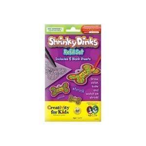   Kids Activity Kit Shrinky Dinks Refill Sheets Arts, Crafts & Sewing