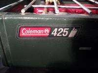 Vintage 1970 80s Green COLEMAN 425 Compact Camp Stove  