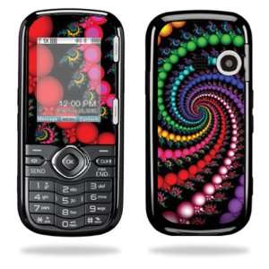   Decal Sticker for LG Cosmos   Trippy Spiral Cell Phones & Accessories