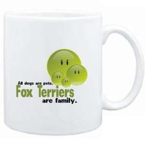  Mug White FAMILY DOG Fox Terriers Dogs: Sports & Outdoors