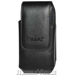 Leather Case Pouch Holster For Sharp Sidekick 3 SunCom T Mobile Black 