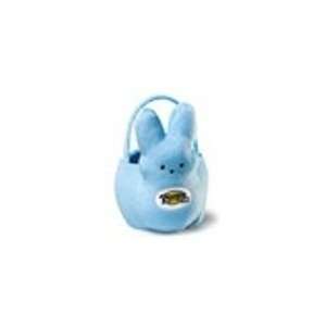 Peeps Plush Basket  Blue Bunny