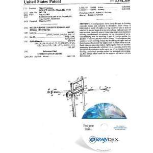    NEW Patent CD for MULTIPURPOSE CONCRETE FORM CLAMP 