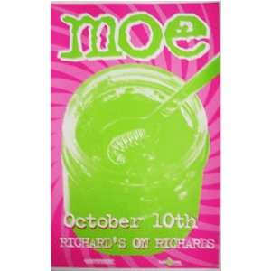  Moe Vancouver Original Concert Poster 2001