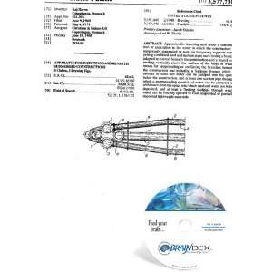   CD for APPARATUS FOR INJECTING SAND BENEATH SUBMERGED CONSTRUCTIONS