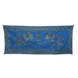  Trendy Elephant Wall Hanging Tapestry with Zari 