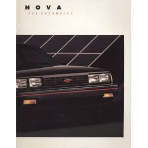    1988 Chevrolet Nova Twin Cam CL Sales Brochure 