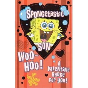 Valentines Day Card Spongebob Squarepants Spongetastic Son Woo hoo