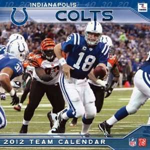  Indianapolis Colts 2012 Team Wall Calendar: Sports 