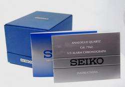Seiko SNAE47 Black Dial Titanium Case and Bracelet Chronograph Date 