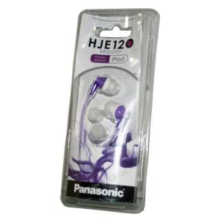   In Ear Purple Stereo Earbud Headphones Violet Ear Buds 2012  