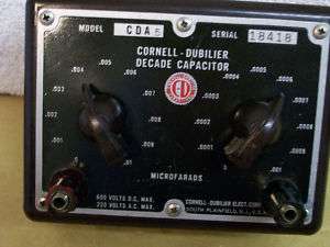 Cornell Dubilier Decade Capacitor Model CDA5  
