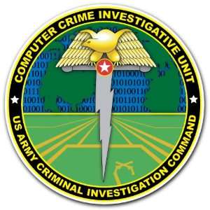 United States Criminal Investigation Command Computer Crime Sticker 4 