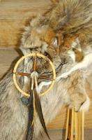 Native American Navajo Coyote Fur Quiver and Arrows Set  