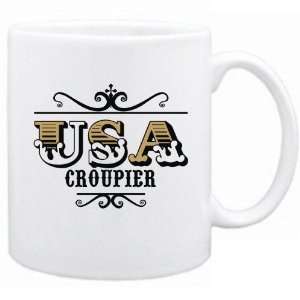  New  Usa Croupier   Old Style  Mug Occupations