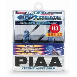  PIAA Xtreme White Plus H3 Bulbs: Automotive