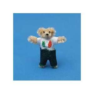  Dollhouse Miniature Irish Flag Bear Toys & Games