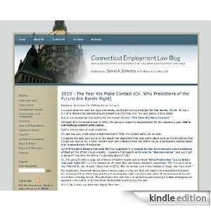  Connecticut Employment Law Blog Kindle Store Daniel A. Schwartz