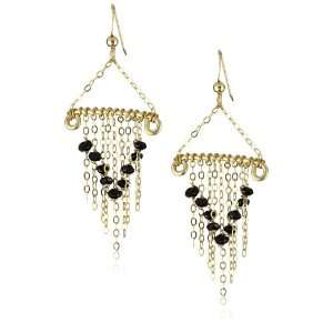   Collection Timeless Curiosities Gold Filled Onyx Earring: Jewelry