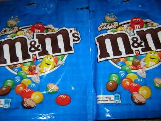 CHOCOLATE CRISPY M&MS 2 POUCHES USA CUSTOMERS WELCOME  