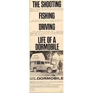  Dormobile Safari Car Pop Up Camper   Original Print Ad