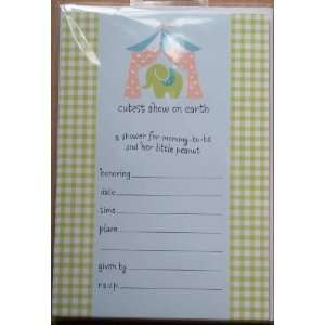  Cutest Show on Earth   Single Panel Invitations Health 