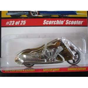 Scorchin Scooter (Spectraflame Yellow Gold) 2005 Hot Wheels Classics 