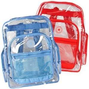   Transparent PVC School Backpack/ Book Bag/ Day Pack