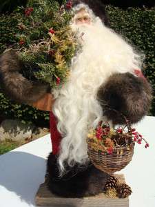 Old World Hand Made Santa Figure Limited Edition Signed And Numbered 