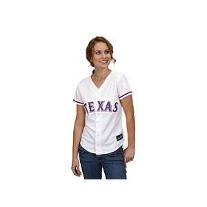  Texas Rangers Womens Replica Jersey by Majestic Athletic 