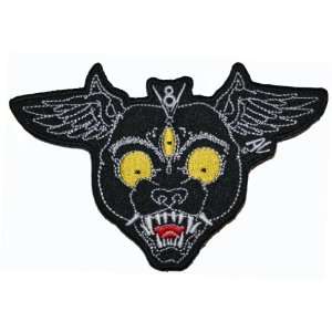 Artist Dan Collins Panther Head Embroidered Iron On Patch FD