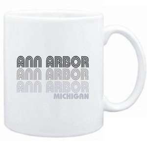  Mug White  Ann Arbor State  Usa Cities Sports 