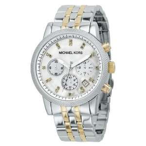 Michael Kors Two Tone Oversized Ladies Bracelet Watch  