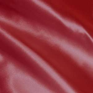  58 Wide Silky Satin Red Fabric By The Yard: Arts, Crafts 