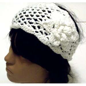  Handmade Knit Headwrap Knit Headband (white) Everything 