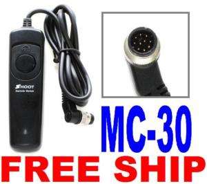 Remote Shutter Release for Nikon MC 30 D700 D300 D200  