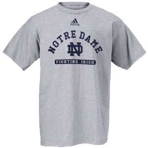  Adidas Notre Dame Fighting Irish Ash Preschool Practice T shirt 