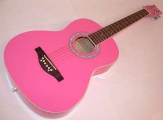 DAISY ROCK Debutante Jr. Miss Acoustic Starter Guitar, 14 7400, Bubble 